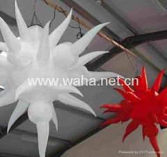 magic led design star/inflatable decoration/wedding decorations