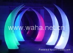 party favor/event decoration /inflatable cones with led lighting  3