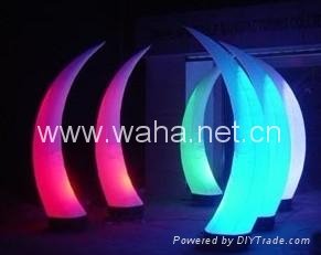 party favor/event decoration /inflatable cones with led lighting  4