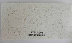 Quartz Stone Slab for Worktop/Snow White
