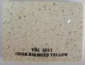 Quartz Stone Slab for Worktop/Irish Diamond Yellow 1