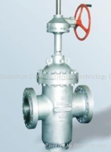 Flat Gate Valve with Diversion Hole