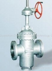 Flat Gate Valve with Diversion Hole