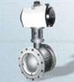 Pneumatic eccentric half ball valve 1