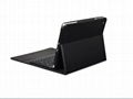 Leather iPad 3 & iPad 2 Bluetooth Keyboard Case  2