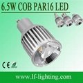 6.5W COB gu10 led spotlights