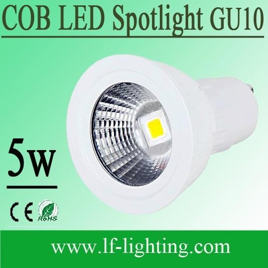 Sharp 5W COB GU10 LED Spotlight