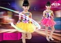 Kids Girls Children Dance Wear Dress