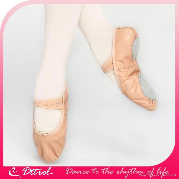 Soft leather dance shoes ballet shoes 2