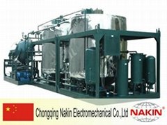 Waste engine oil filtration system