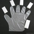 Disposable transparent plastic pe glove 1