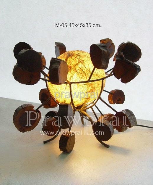 Wholesale & Retail Modern Wooden Art Table Shade Lamp