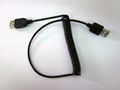 usb to female usb sprial cable