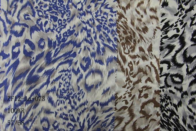 Rayon voile printed 3