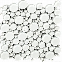 Glass mosaic tile