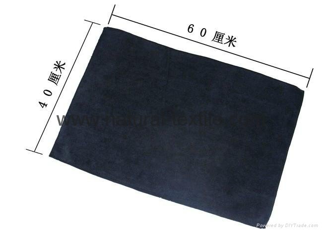 100% cotton black towel 3