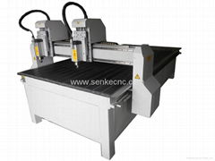 double heads cnc engraving machine