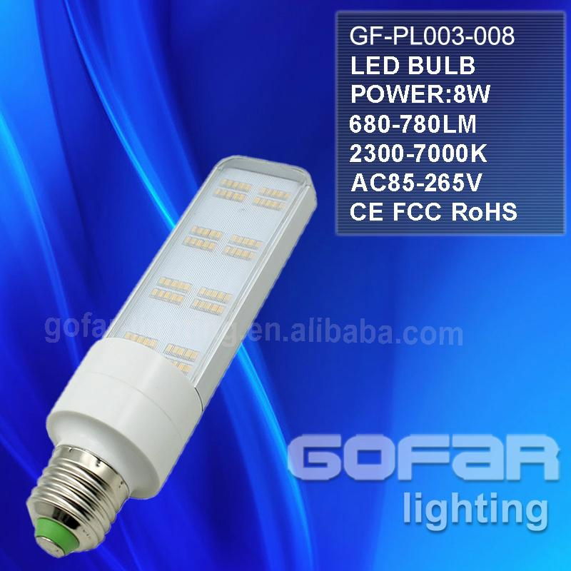 6W E27 G24 LED Plc Lamp 3