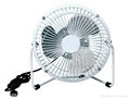 office usb strong wind metal table fan   1