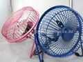 office usb strong wind metal table fan   3