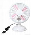 usb stand battery operated plastic fan 3