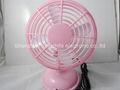 usb stand battery operated plastic fan 4
