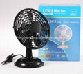 usb stand battery operated plastic fan 5