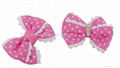 100% Hand Sewn Pet Hair Bow dog bows dog grooming