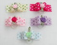 100% Hand Sewn Pet Hair Bow dog bows dog grooming 2