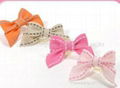 100% Hand Sewn Pet Hair Bow dog bows dog grooming 4