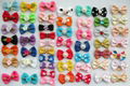 100% Hand Sewn Pet Hair Bow dog bows dog grooming 5