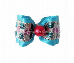 100% Hand Sewn Pet Hair Bow dog bows dog grooming