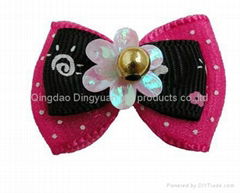 100% Hand Sewn Pet Hair Bow dog bows dog grooming