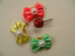 100% Hand Sewn Pet Hair Bow dog bows dog grooming