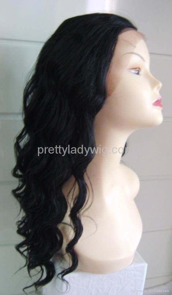 Wholesale heat resistant synthetic lace front wig