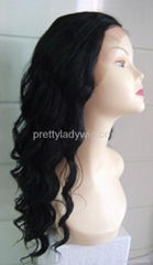 Wholesale heat resistant synthetic lace front wig