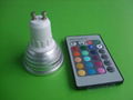 Color changing RGB LED spot light 3W, 2 years warranty 2