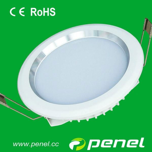 New product--10w high power white frame led downlight with 2 year 2