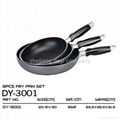 3pcs aluminum frypan set 2