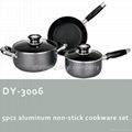 5pcs aluminum cookware set 4
