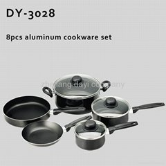 8pcs aluminum cookware set(DY-3021B)