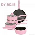 8pcs aluminum cookware set(DY-3021B) 2