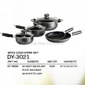 8pcs aluminum cookware set(DY-3021B) 4