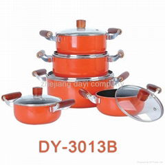 10pcs aluminum saucepot set