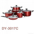 12pcs aluminum cookware set