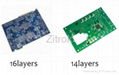 Double sided FR-4 PCB board