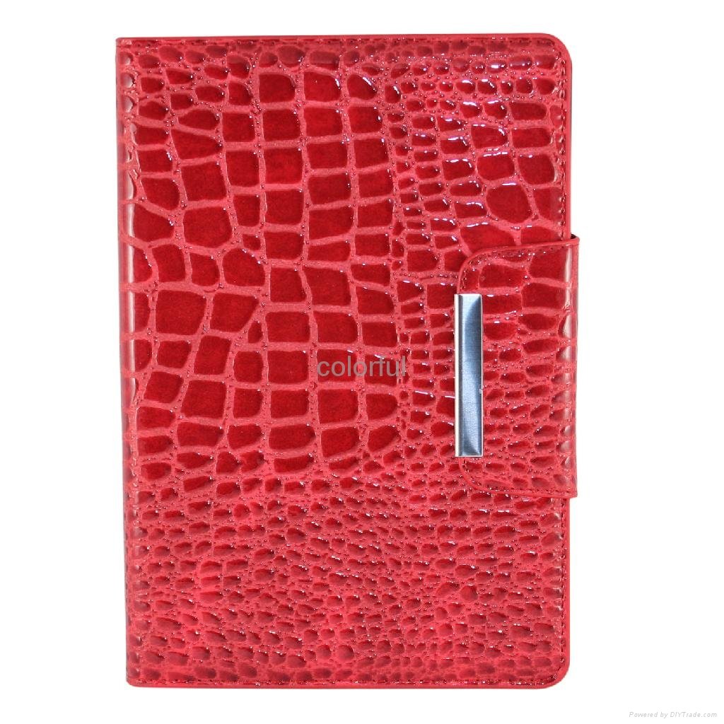water wave style leather case cover for ipad mini 2