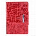 water wave style leather case cover for ipad mini 2