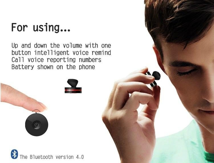 mini Bluetooth Headset Genuine GPFILE intelligent voice control long standby 3