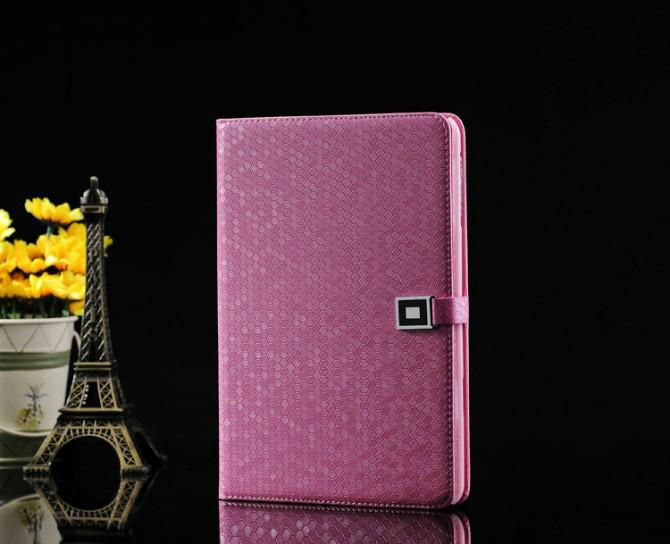 Luxury Bling Diamond Pattern Leather Case Cover For iPad Mini